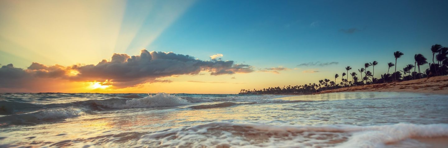 Strand in Punta Cana in der Dominikanischen Republik
