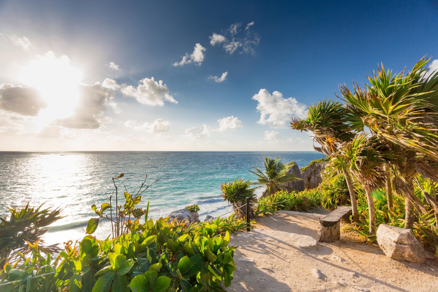 Küste von Tulum, Mexiko
