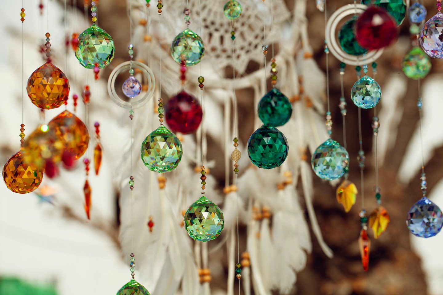 Dream catcher at a market in Ibiza