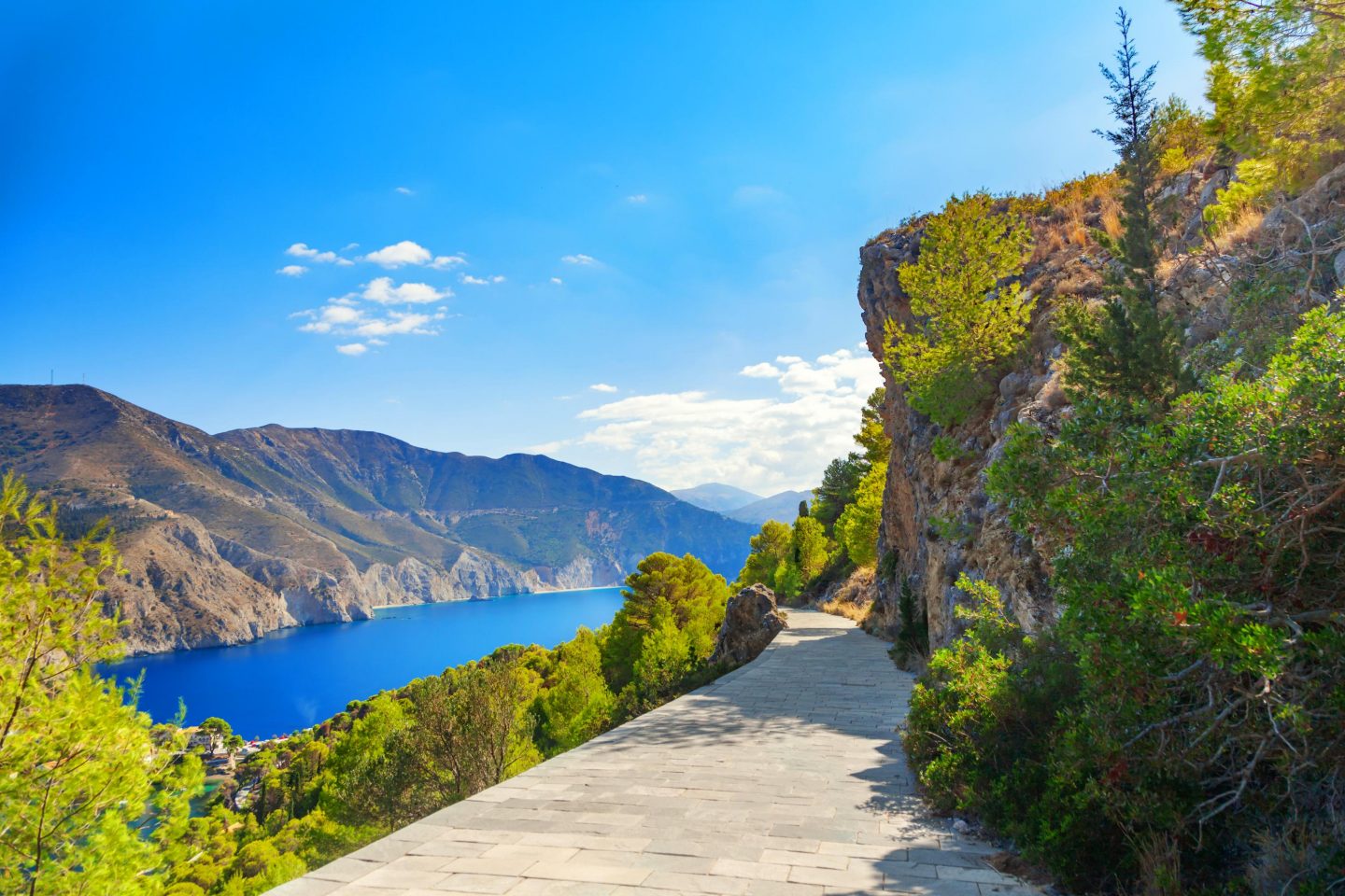 Wanderweg auf Kefalonia