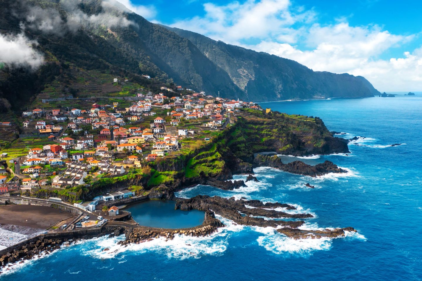 Seaside town in Madeira