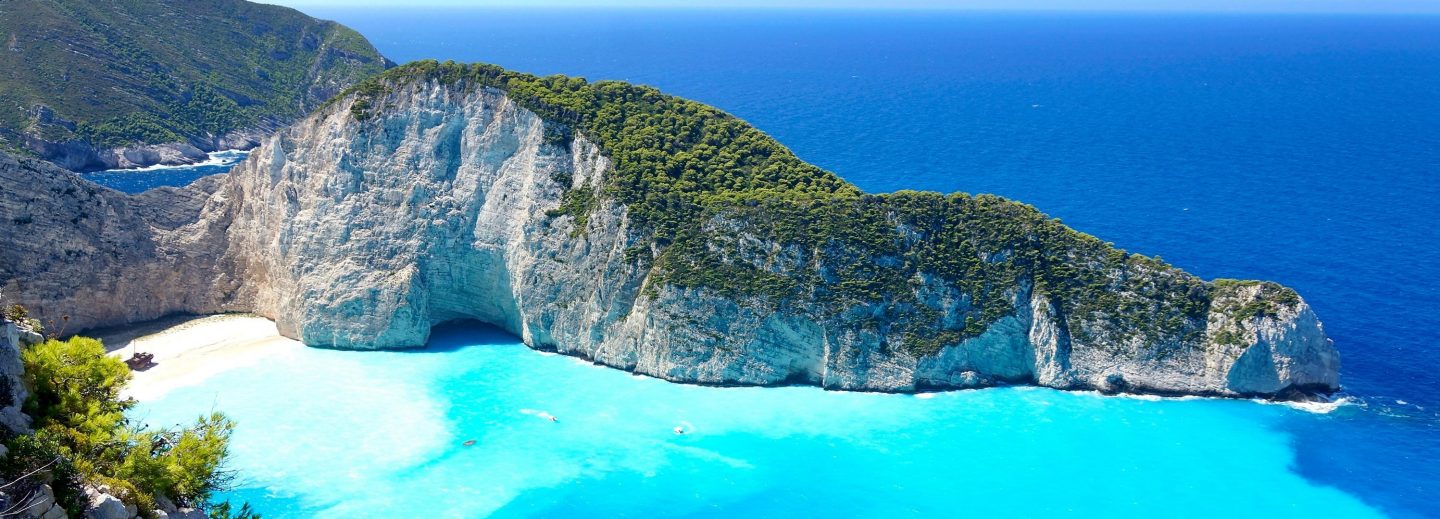 Blaues Meer vor Zakynthos