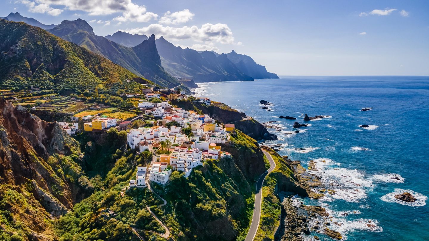 The coast of Tenerife 