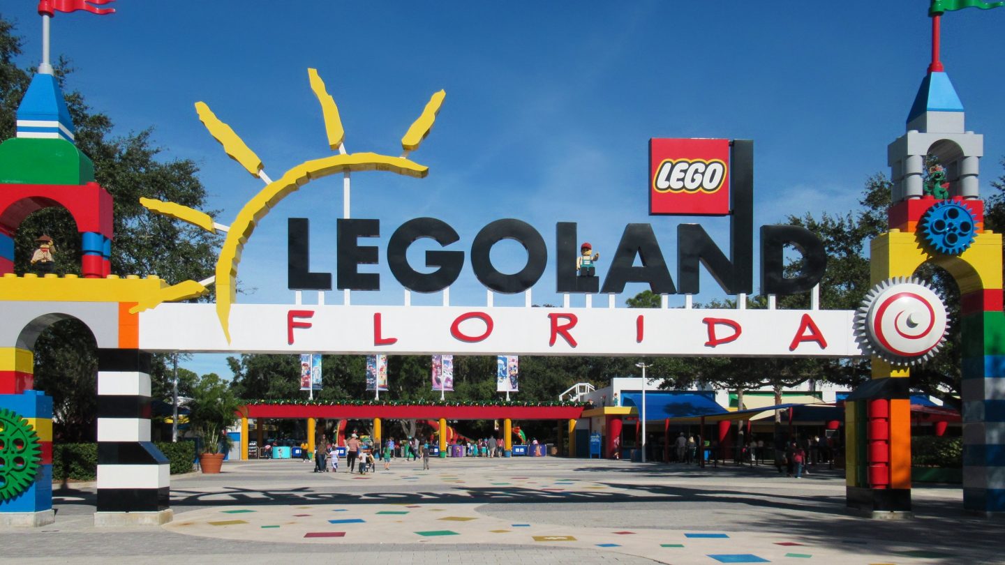 Entrance to Legoland in Orlando