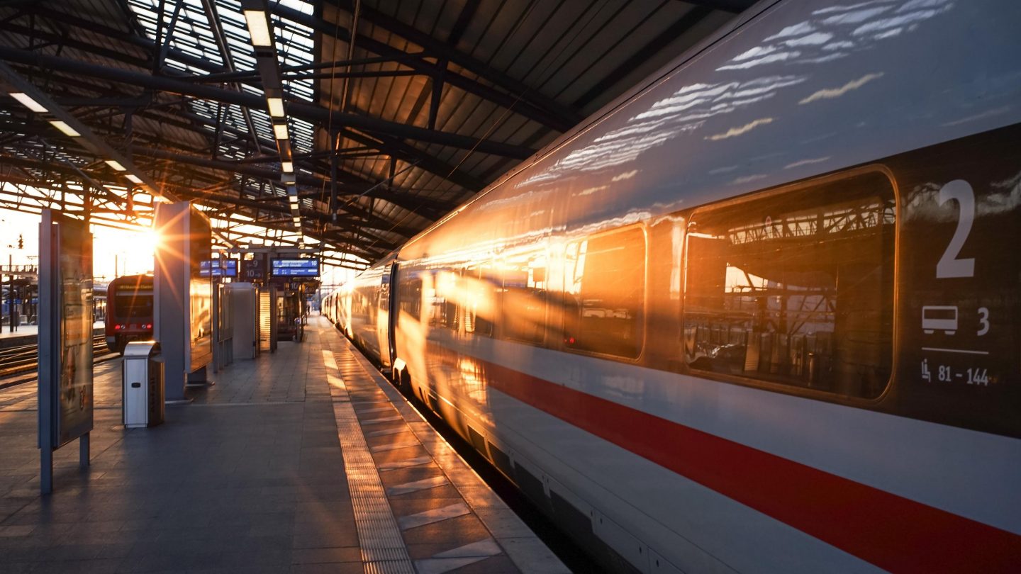 A Deutsche Bahn ICE