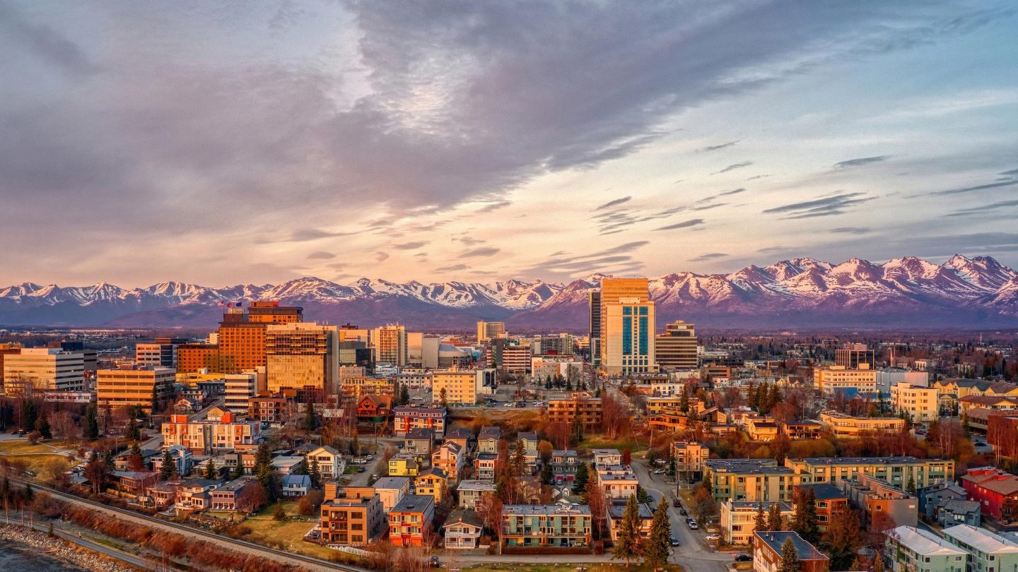 View of the Anchorage Skyline