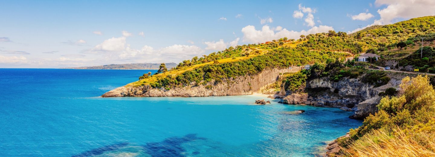 Küste von Zakynthos, Griechenland
