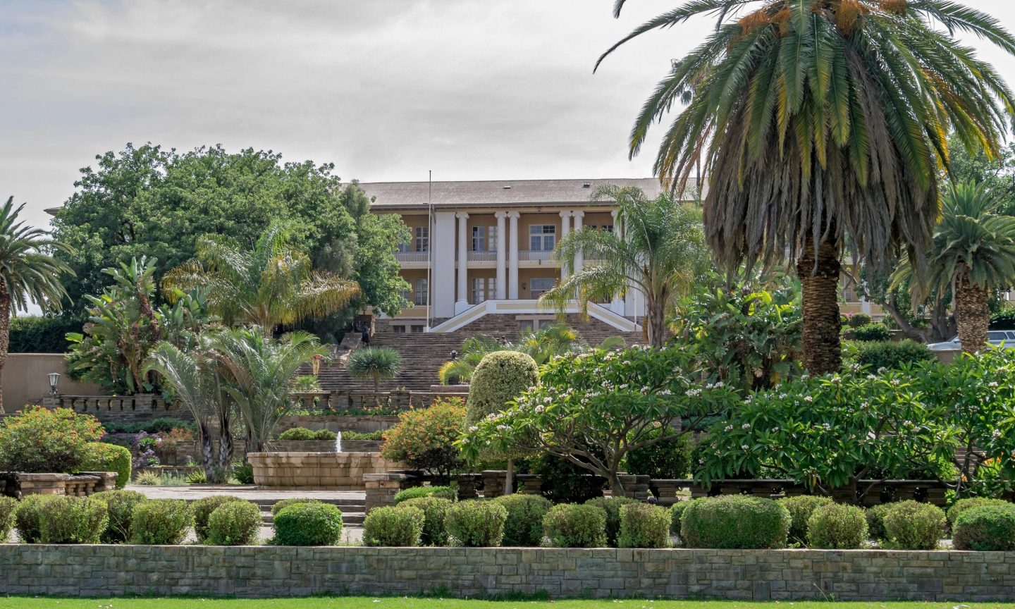 View of the Windhoek Tintenpalast (Parliament)