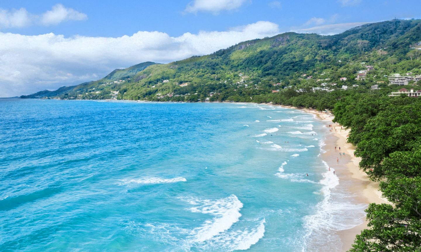 Beau Vallon Beach auf den Seychellen