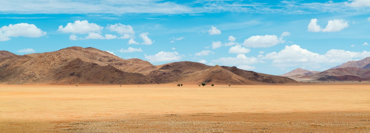 Karge Landschaft in Namibia