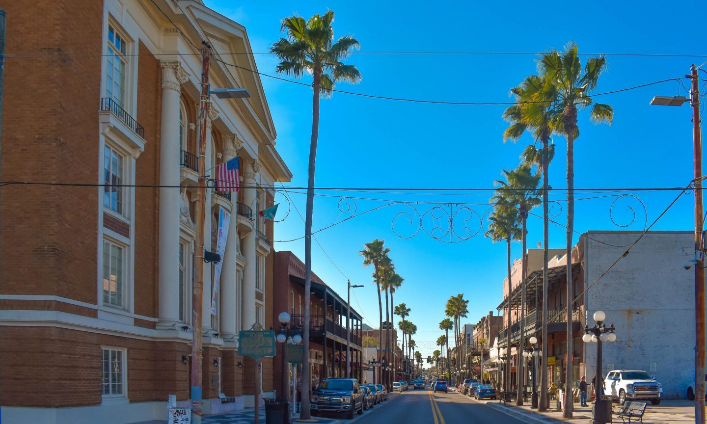 Straße in Ybor City in Tampa