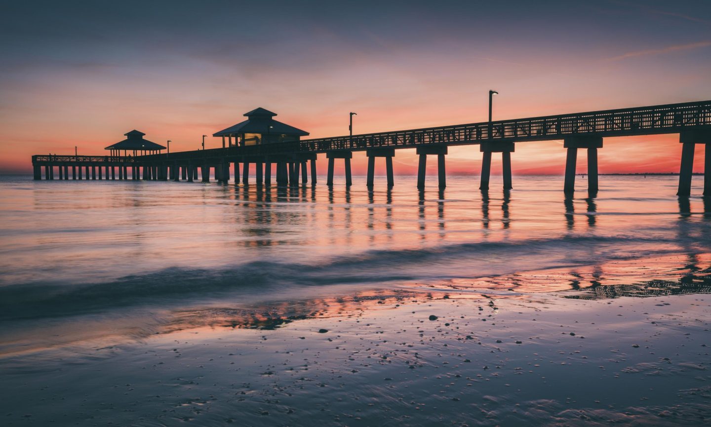 Sonnenuntergang am Strand von Fort Myers