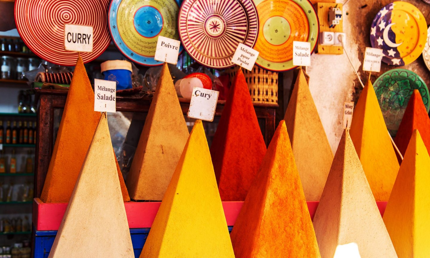 Spices in a Souk in Marrakesh