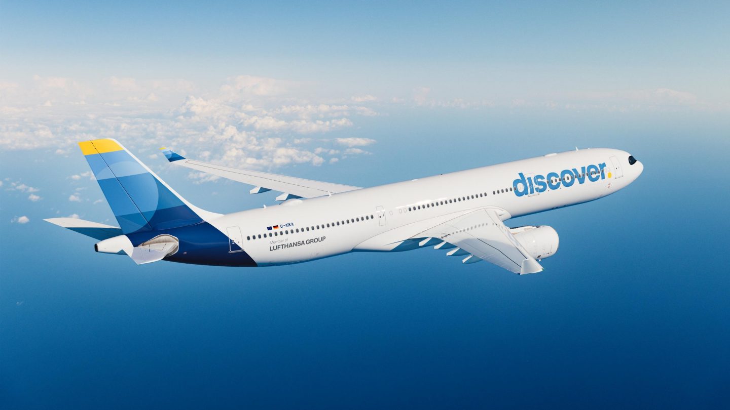 Discover Airlines A330 in der Luft