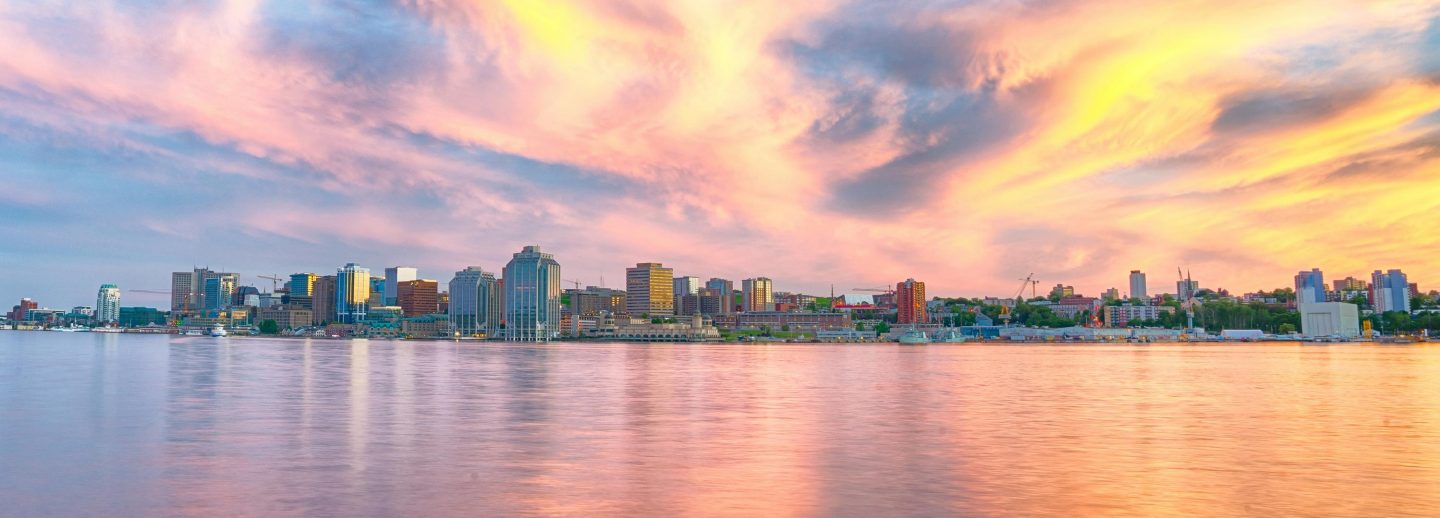 Sonnenuntergang in Halifax, Nova Scotia