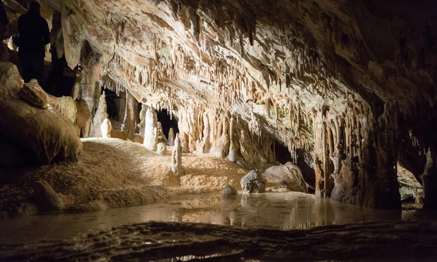Cova de Can Marça stalactite cave on Ibiza