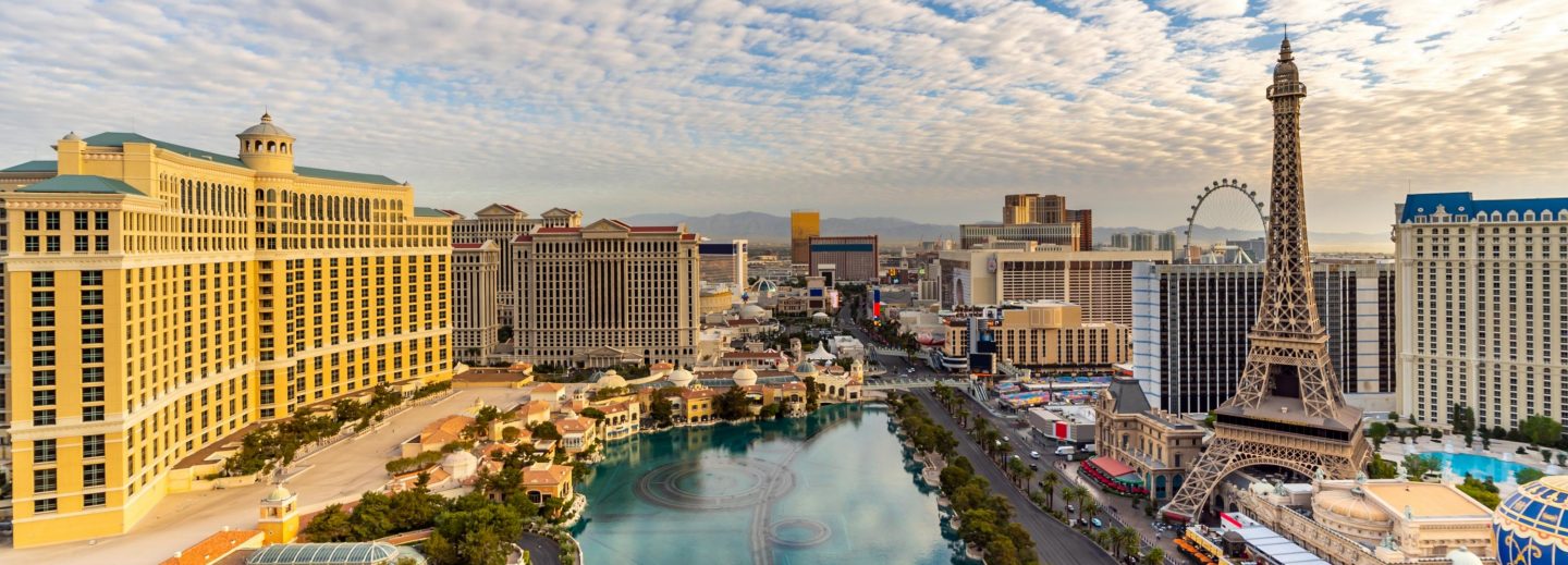 Blick auf die Innenstadt von Las Vegas