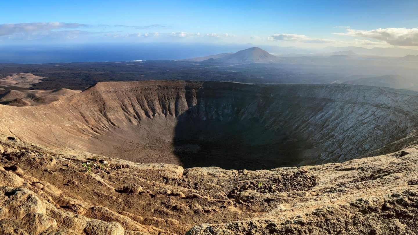 Volcano in Lanzarote, Spain
