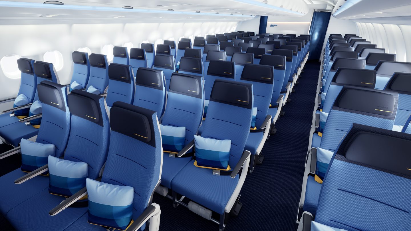 Discover Airlines Ocean Blue Economy Class