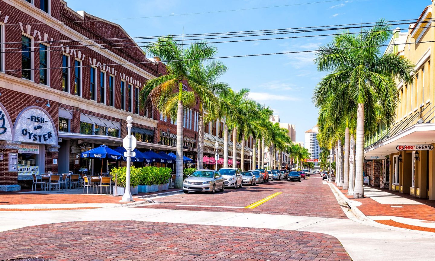 Einkaufstraße in Fort Myers