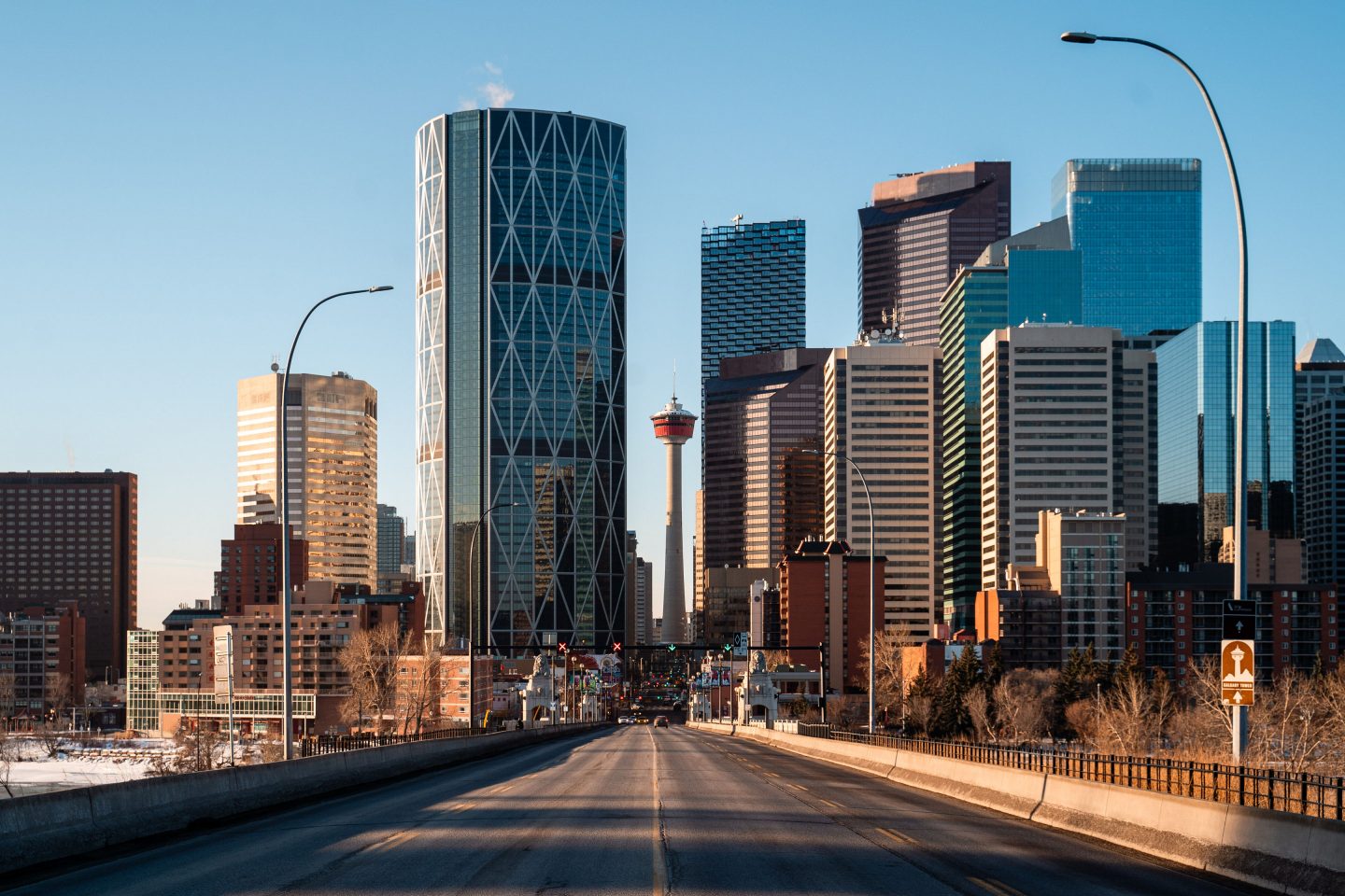 High-rise buildings in Calgary, Canada