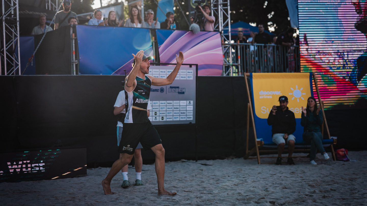 German Beach Tour Spieler und Sunny Seat