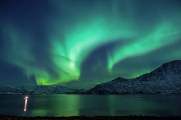 Nordlichter über Alta, Norwegen