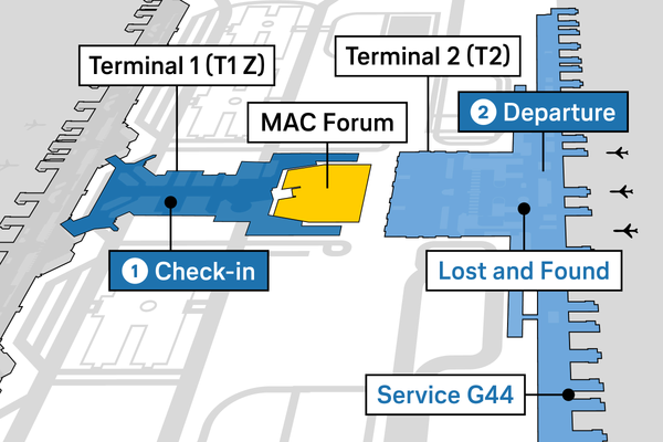 Munich Airport map