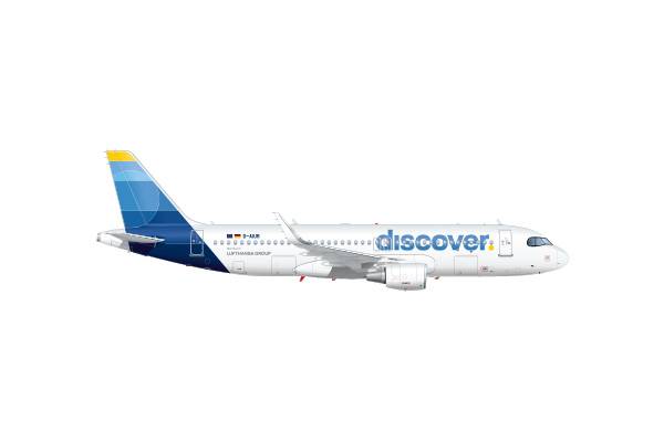 Illustration of Discover Airlines Airbus A320-200